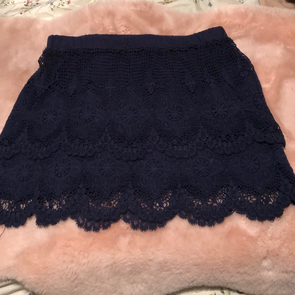 H&M Blue ruffle skirt💙